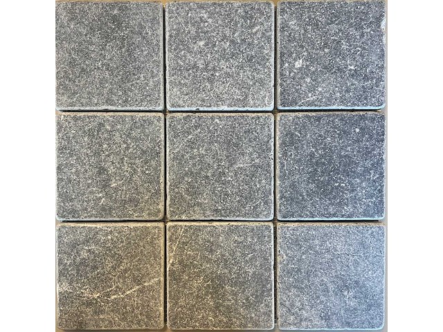 V_stone enogris tamourinée 30x30 mosaic 10x10 cm - natuursteen mozaïek 8m² - afbeelding 1 van  1
