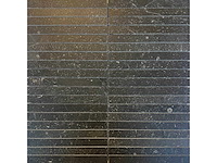 V_stone noir belge 30x30 mosaic 1,5x15 cm - mozaïek tegel 14m² - afbeelding 1 van  1