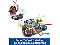 Vtech - kidi dj drums, kids elektronische drumset met lichtpads (x2) - afbeelding 4 van  8