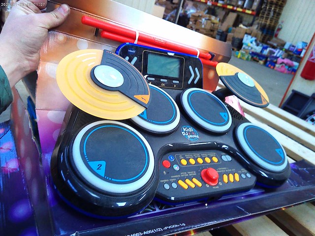 Vtech - kidi dj drums, kids elektronische drumset met lichtpads (x2) - afbeelding 6 van  8