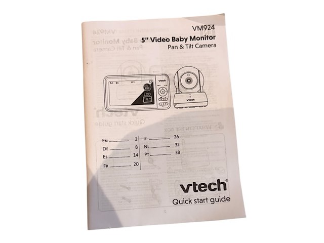 Vtech vm924 babyfoon - afbeelding 5 van  6