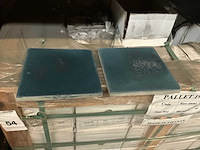 Vtn dark blue partij cement tegels - afbeelding 1 van  2