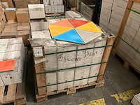 Vtn patchwork triangel gekleurde driehoekige cement vloertegel