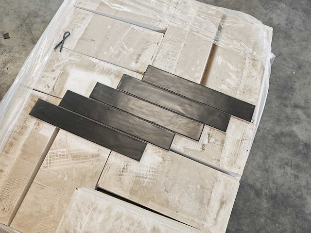 Vtwonen marrakesh antraciet mat wandtegel 6,5x40 cm 11,13 m² - afbeelding 2 van  7