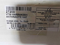 Vtwonen marrakesh antraciet mat wandtegel 6,5x40 cm 11,13 m² - afbeelding 7 van  7