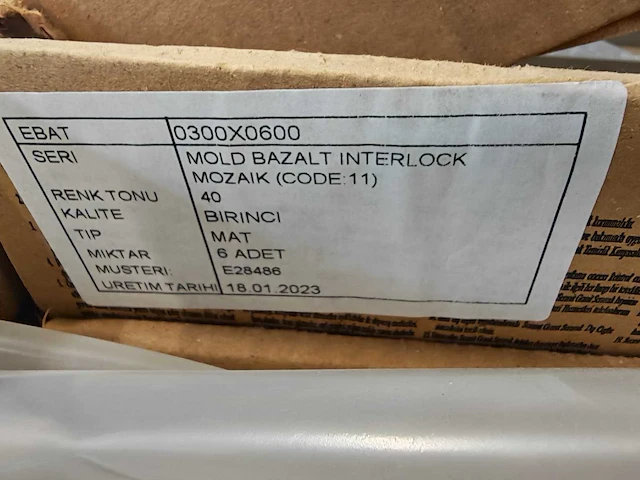 Vtwonen mold basalt muretto mat tegel 30x60 cm 9,54 m² - afbeelding 4 van  6