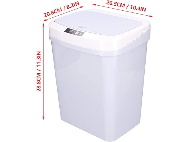 Vuilnisbak met automatische sensor (15 liter) - afbeelding 3 van  4