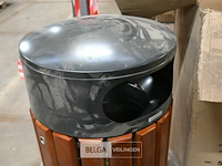 Vuilnisbak met deksel - afbeelding 2 van  4