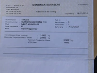 Vuilnisvrachtwagen iveco stralis pusher 4000, datum 1ste inschr 29/10/2014, chassis nr wjme2nnhc60c29556, diesel, euro vi, km-stand laatste keuring 115626, ttm 27000kg, schade rondom - afbeelding 11 van  22