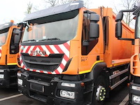Vuilniswagen iveco ad260sy, datum 1ste inschrijving 12/11/2014, chassisnummer wjme2nnh60c295564, km stand laatste ieuring 110.591, euro eev