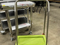 Vuilniszakhouder op wielen, afm. ± h 95 cm - afbeelding 1 van  3