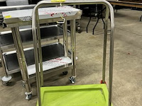 Vuilniszakhouder op wielen, afm. ± h 95 cm - afbeelding 2 van  3