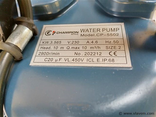 Vuilwaterdompelpomp met vlotter - afbeelding 2 van  9