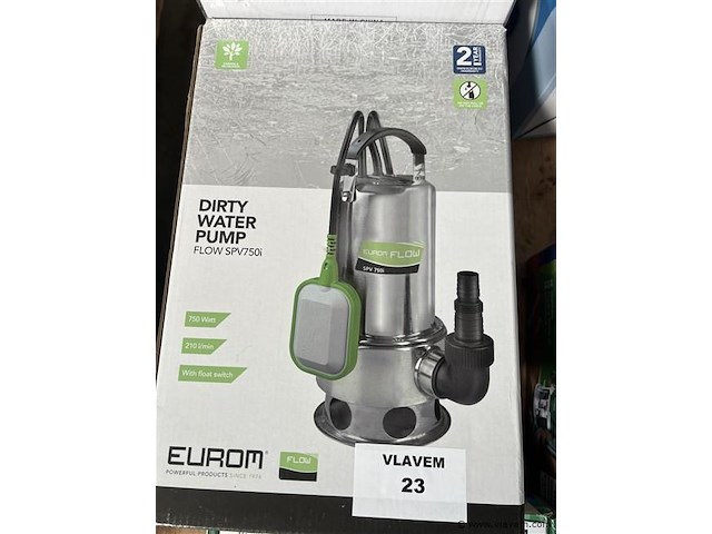 Vuilwaterpomp, get. eurom - afbeelding 1 van  1