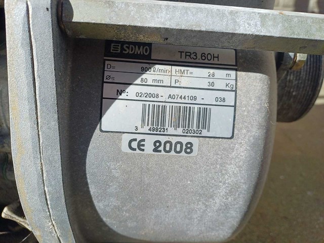 Vuilwaterpomp met honda motor - afbeelding 3 van  6