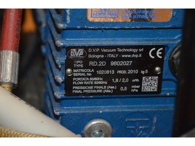 Vulkan lokring koelkast vacuumpomp type: rd.2d 9602027 (b424) - afbeelding 7 van  7