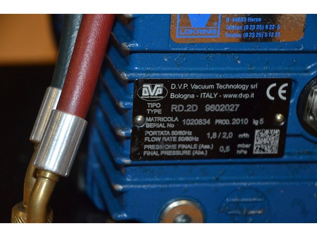 Vulkan lokring koelkast vacuumpomp type: rd.2d 9602027 (b424) - afbeelding 7 van  7