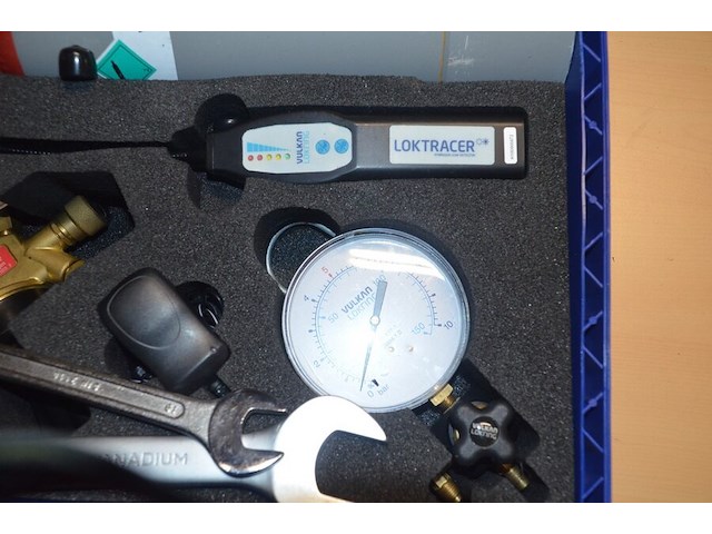 Vulkan lokring loktracer in koffer met gasfles (b423) - afbeelding 3 van  7