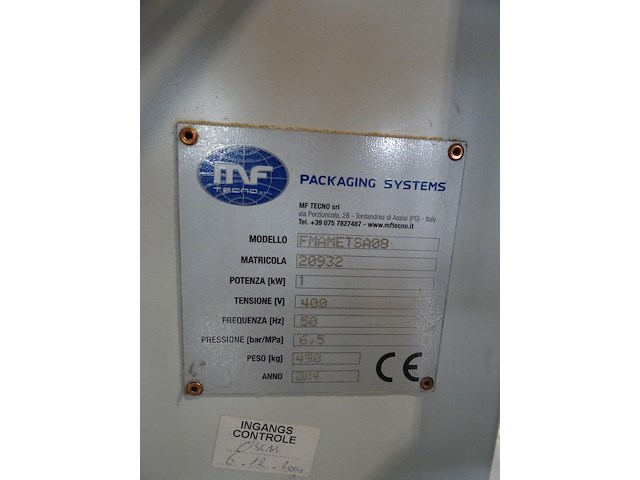 Vulmachine/naailijn mf tecno - afbeelding 18 van  25