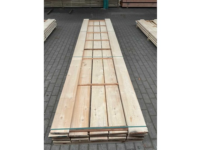 Vuren planken 30x200 mm (22x) - afbeelding 5 van  5