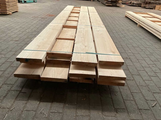 Vuren planken 40x250 mm (15x) - afbeelding 2 van  5