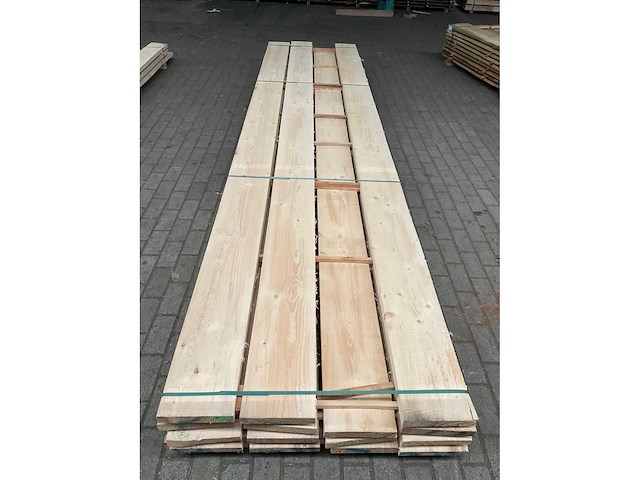 Vuren planken 40x250 mm (15x) - afbeelding 5 van  5