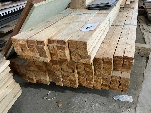 Vurenhout latten (190x) - afbeelding 2 van  2