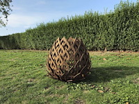 Vuurkorf cortenstaal handmade - afbeelding 1 van  6