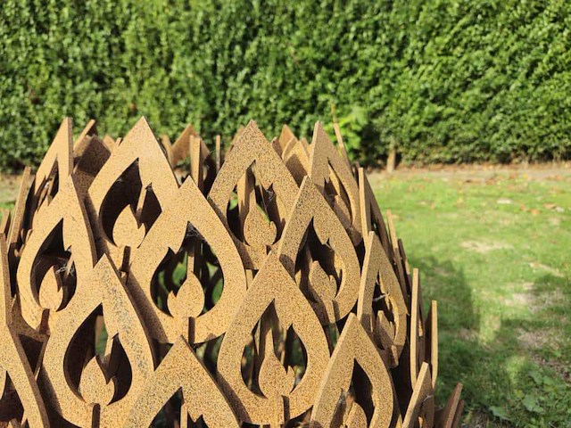 Vuurkorf cortenstaal handmade - afbeelding 5 van  6