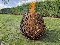Vuurkorf cortenstaal handmade - afbeelding 1 van  2