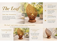 Vuurkorf kortenstaal - the leaf - afbeelding 2 van  6
