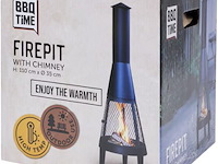 Vuurkorf met schoorsteen - afbeelding 1 van  2