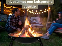 Vuurschaal - terrashaard vuurkorf - rond 56cm - afbeelding 4 van  4