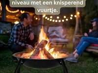 Vuurschaal - terrashaard vuurkorf - rond 56cm - afbeelding 4 van  4