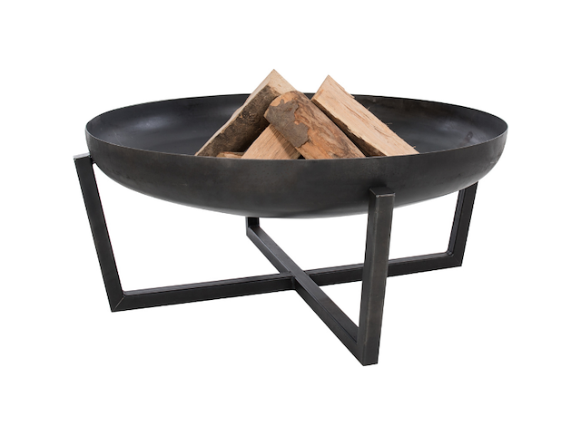 Vuurschaal tanya 86cm staal - zwart - afbeelding 2 van  5