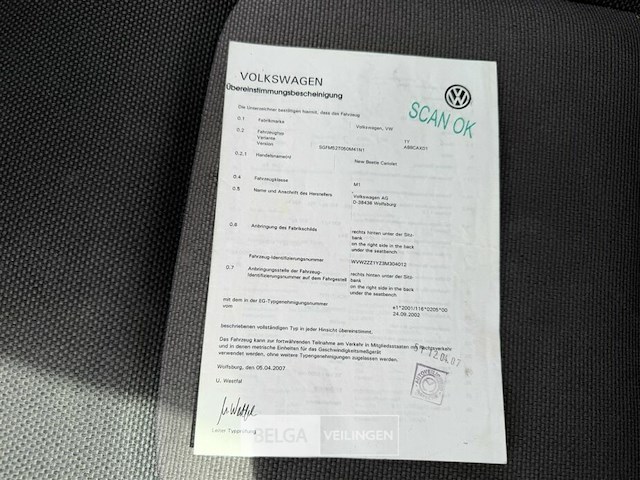 Vw beetle cabrio - afbeelding 13 van  29