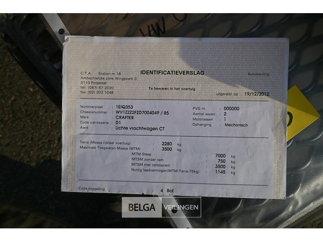 Vw crafter lichte vrachtwagen - afbeelding 13 van  27