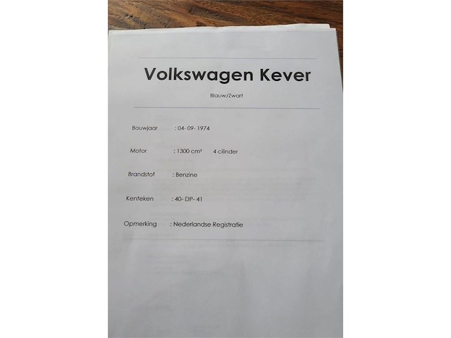 Vw kever - afbeelding 37 van  46