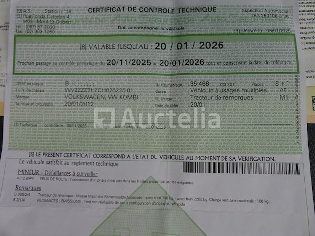 Vw kombi bestelwagen (2012-37,753 km) - afbeelding 30 van  41