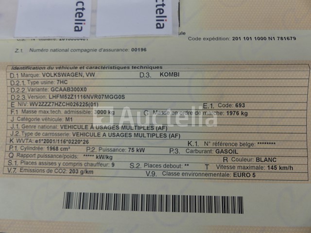 Vw kombi bestelwagen (2012-37,753 km) - afbeelding 31 van  41