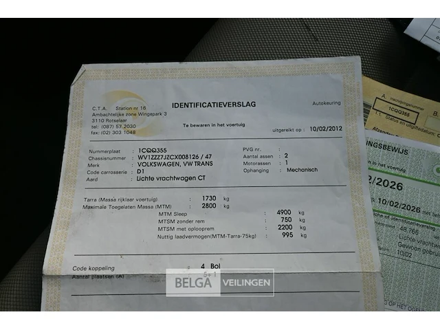 Vw transporter lichte vrachtwagen - afbeelding 11 van  26