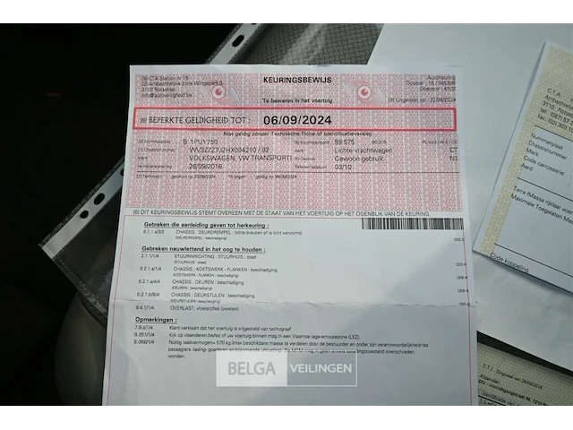 Vw transporter lichte vrachtwagen - afbeelding 10 van  26