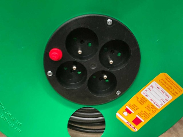 Vynckier 3x1,5 mm2 verlengkabelhaspel - afbeelding 1 van  6