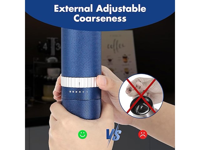 Vzaahu handmatige koffiemolen - afbeelding 4 van  5