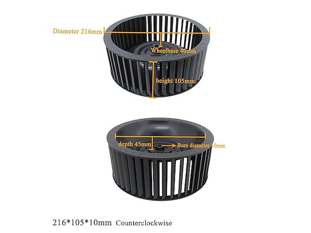 Waaier voor afzuigkap 105-45 - afbeelding 1 van  1