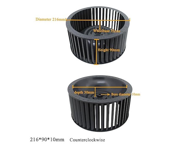 Waaier voor afzuigkap - afbeelding 2 van  2