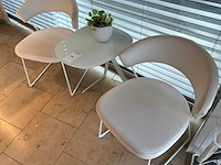 Wachtkamerstoel met salontafel en paraplubak (2x) - afbeelding 2 van  3