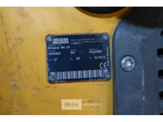 Wacker benzinebreekhamer - afbeelding 6 van  6