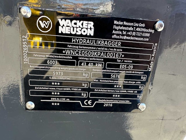 Wacker neuson - 2013 - 6003 - midigraafmachine - afbeelding 36 van  41