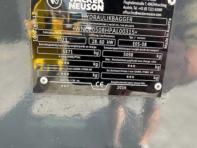 Wacker neuson - 2016 - 50z3 - midigraafmachine - afbeelding 35 van  40